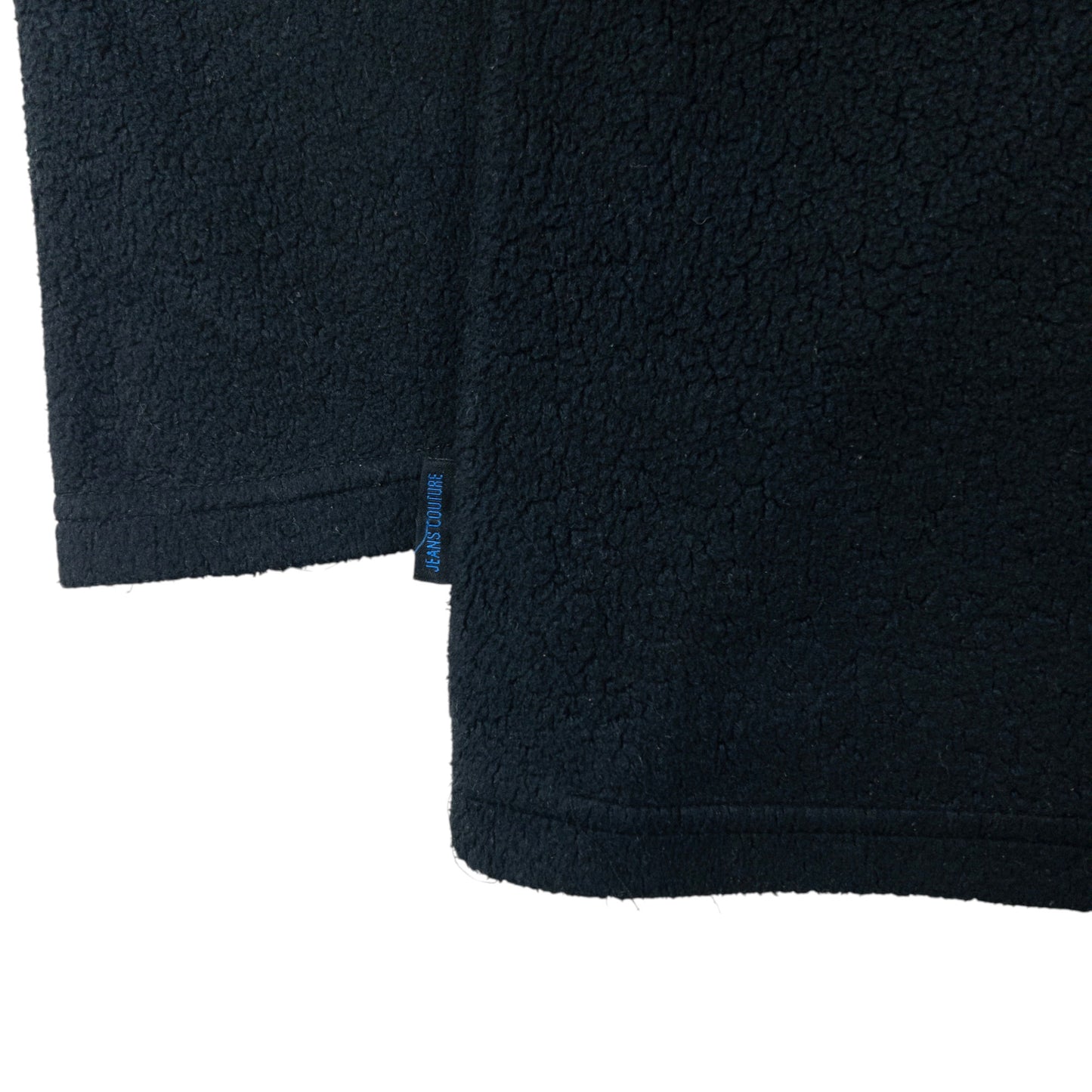 Vintage 90s Versace Jeans Couture Q Zip Fleece Sweatshirt Size S