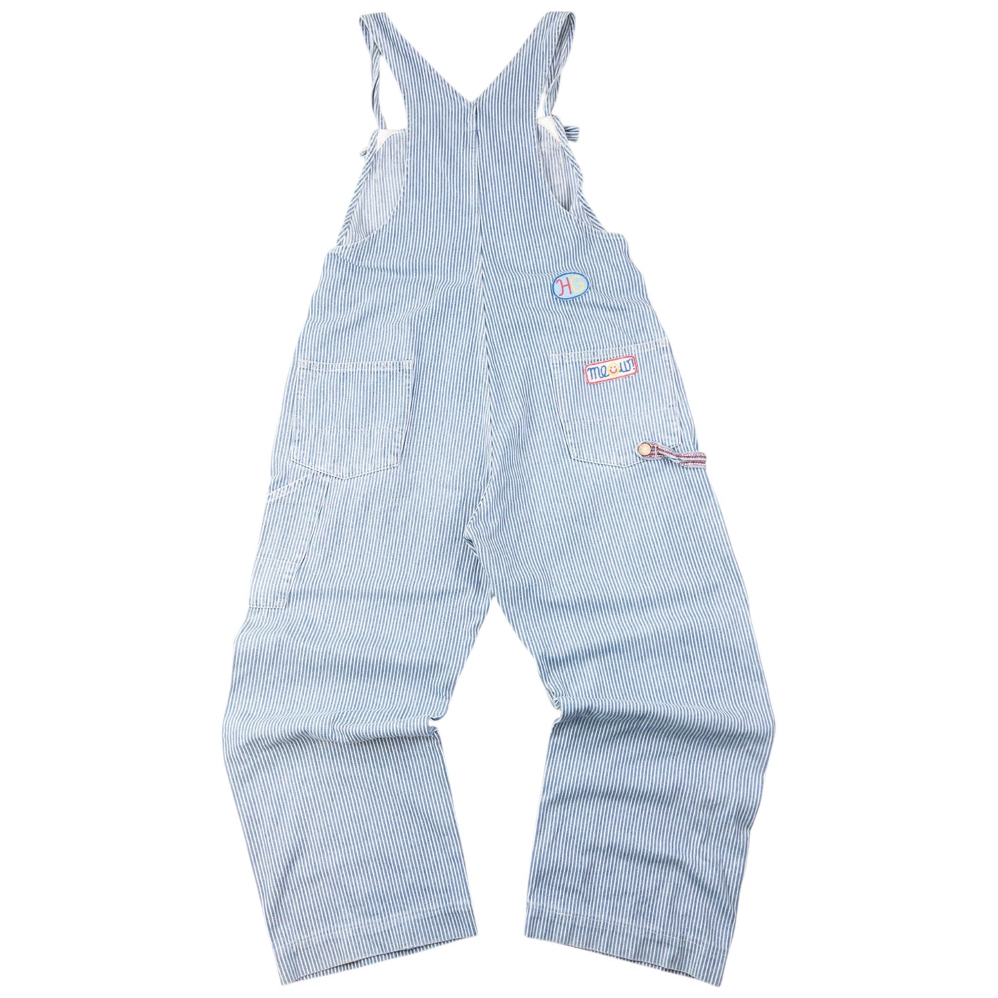 Vintage 90s Hysteric Glamour Embroidered Denim Dungarees Size S