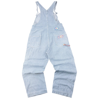 Vintage 90s Hysteric Glamour Embroidered Denim Dungarees Size S