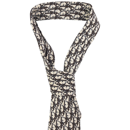 Vintage Dior Monogram Pixel Silk Tie