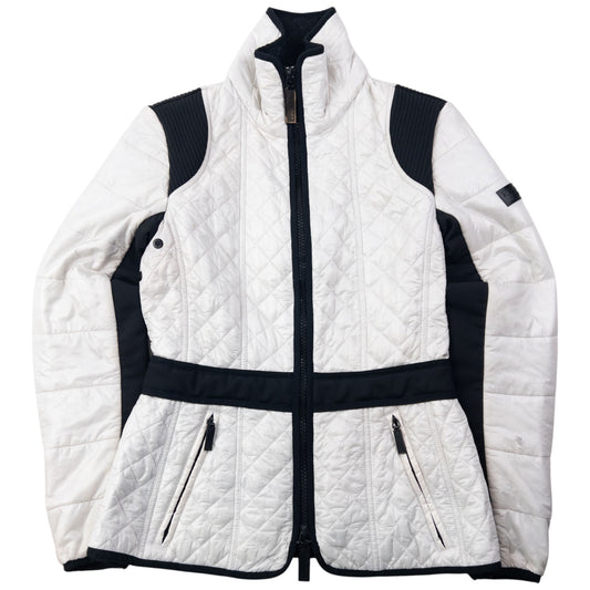 Vintage Burberry Sport Quilted Zip Up Jacket Womens Size S