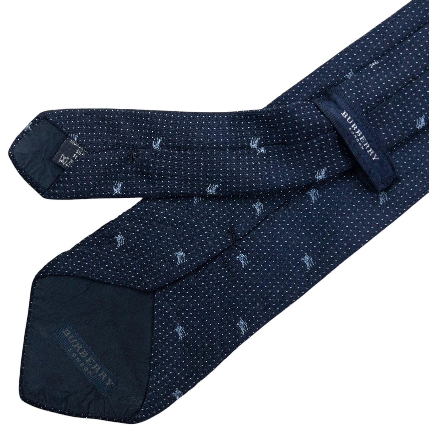 Vintage 2000s Burberry Monogram Silk Tie