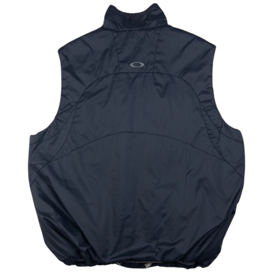 Vintage Oakley Zip Up Padded Gilet Size L