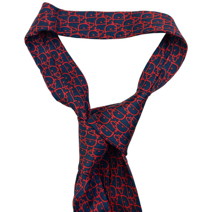 Vintage 90s Dior Monogram Silk Tie