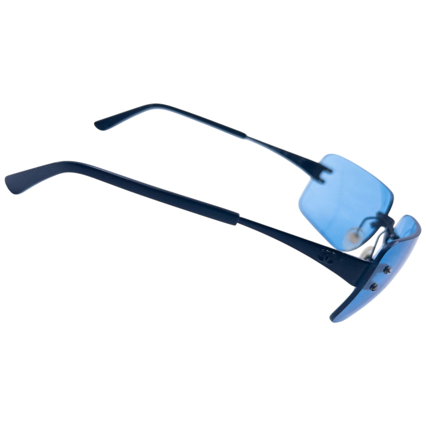 Vintage 2000s Chanel Rimless Sunglasses