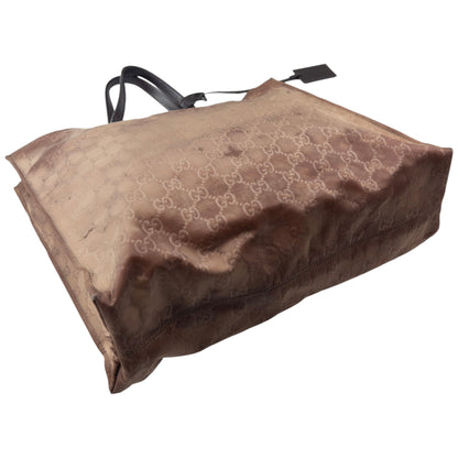 Vintage Gucci Embossed Monogram Shoulder Bag