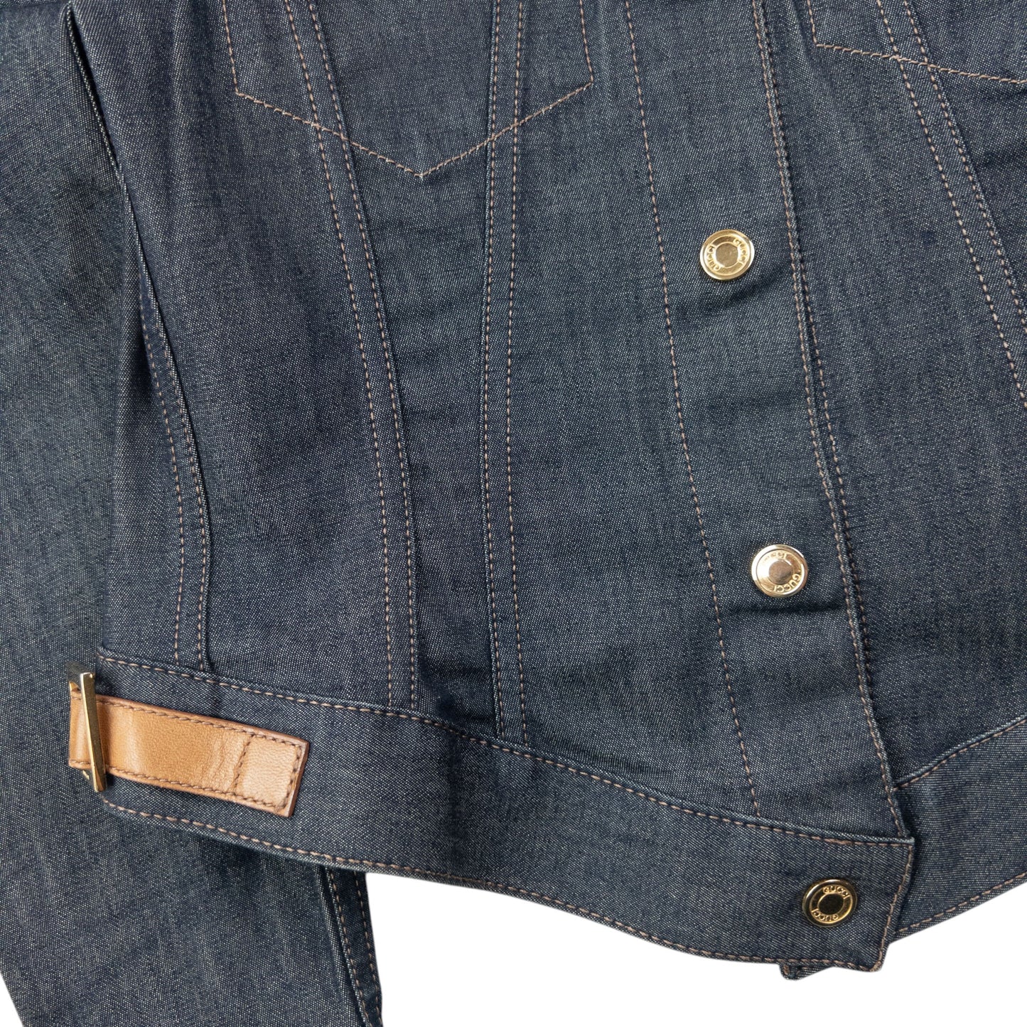 Vintage SS2000 Gucci Denim Jacket Womens Size S
