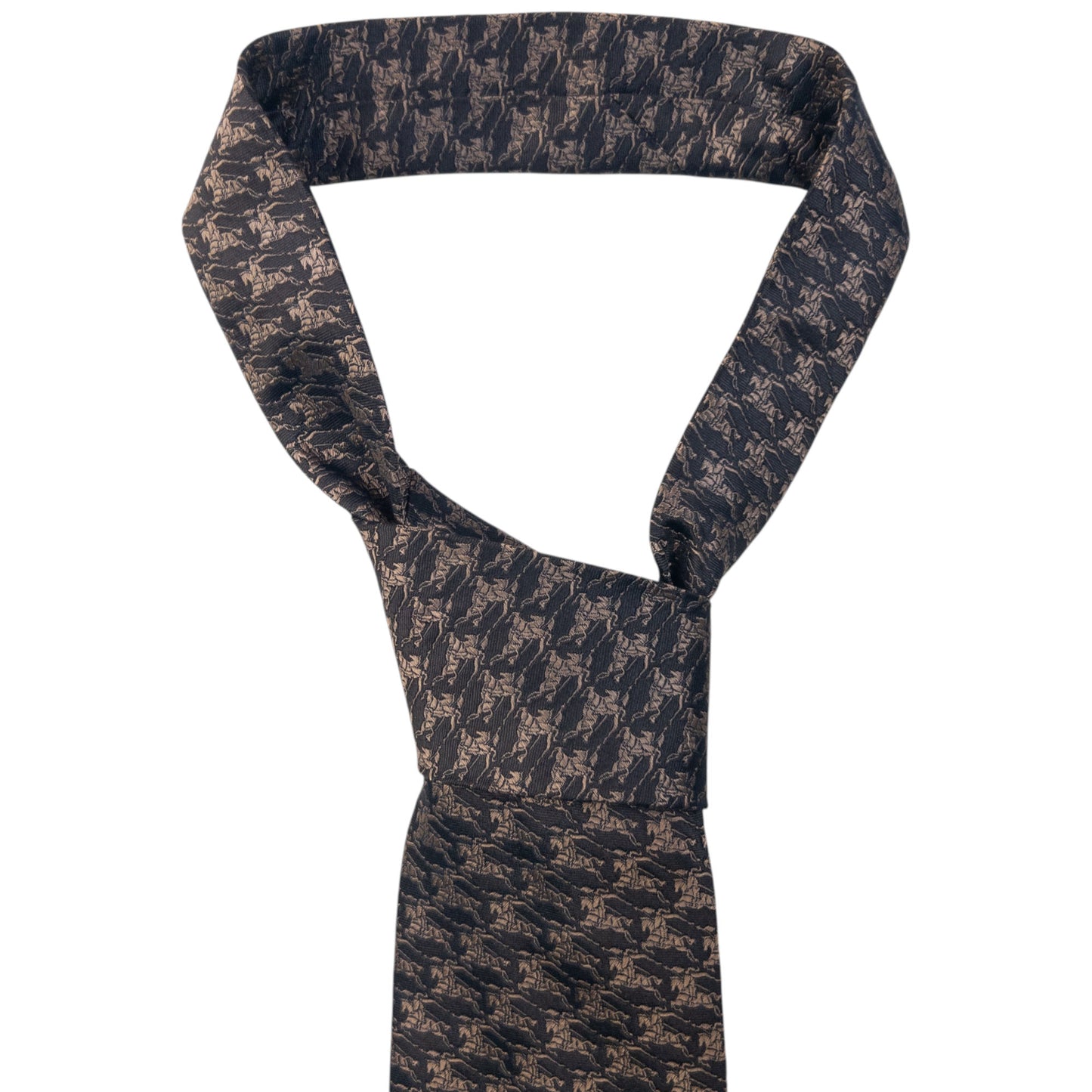 Vintage 2000s Burberry Monogram Silk Tie