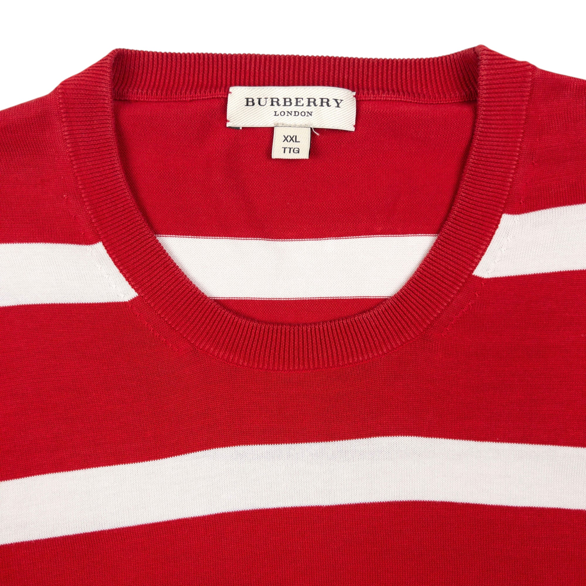 Vintage Burberry Striped Jumper Size XL