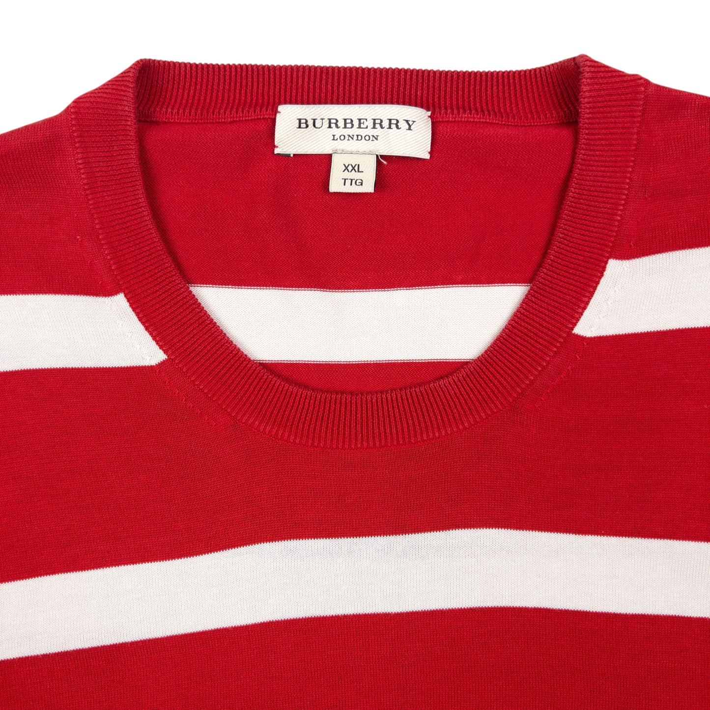 Vintage Burberry Striped Jumper Size XL