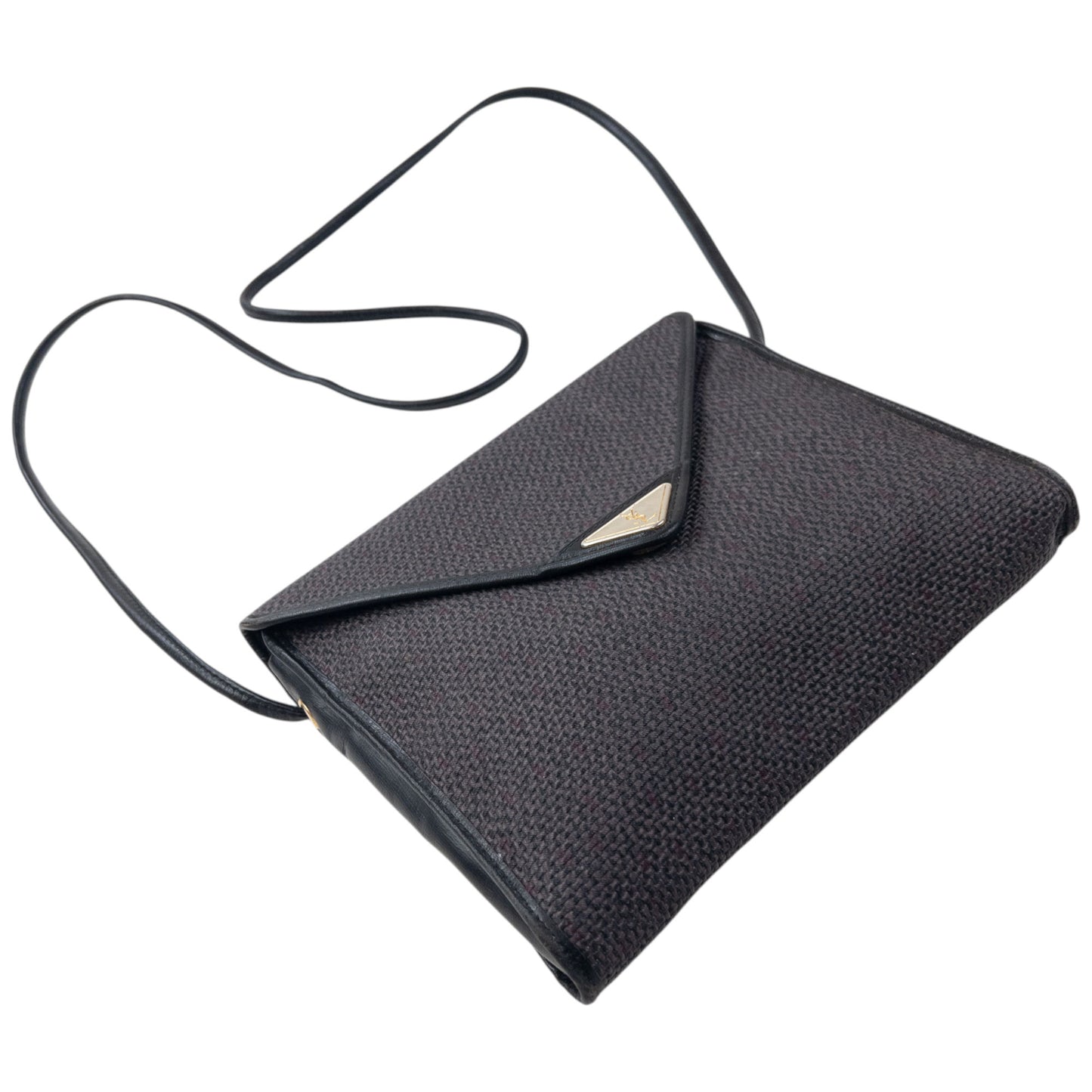 Vintage 80s YSL Yves Saint Laurent Woven Crossbody Bag