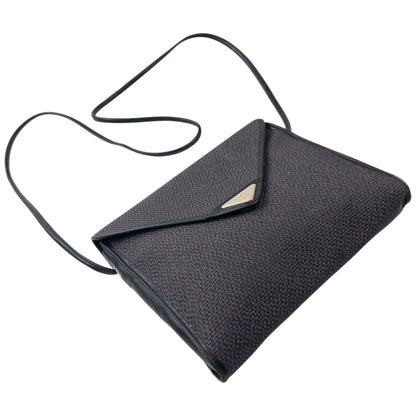Vintage 80s YSL Yves Saint Laurent Woven Crossbody Bag