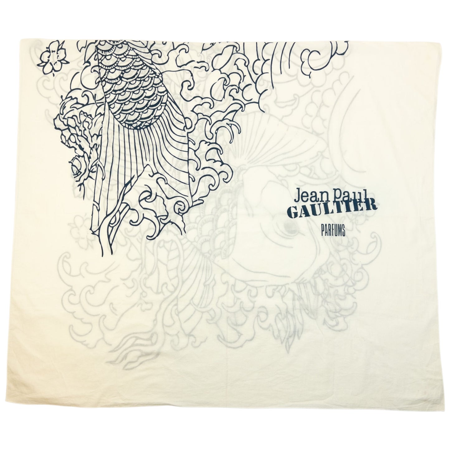 Vintage 2000s Jean Paul Gaultier Koi Fish Scarf