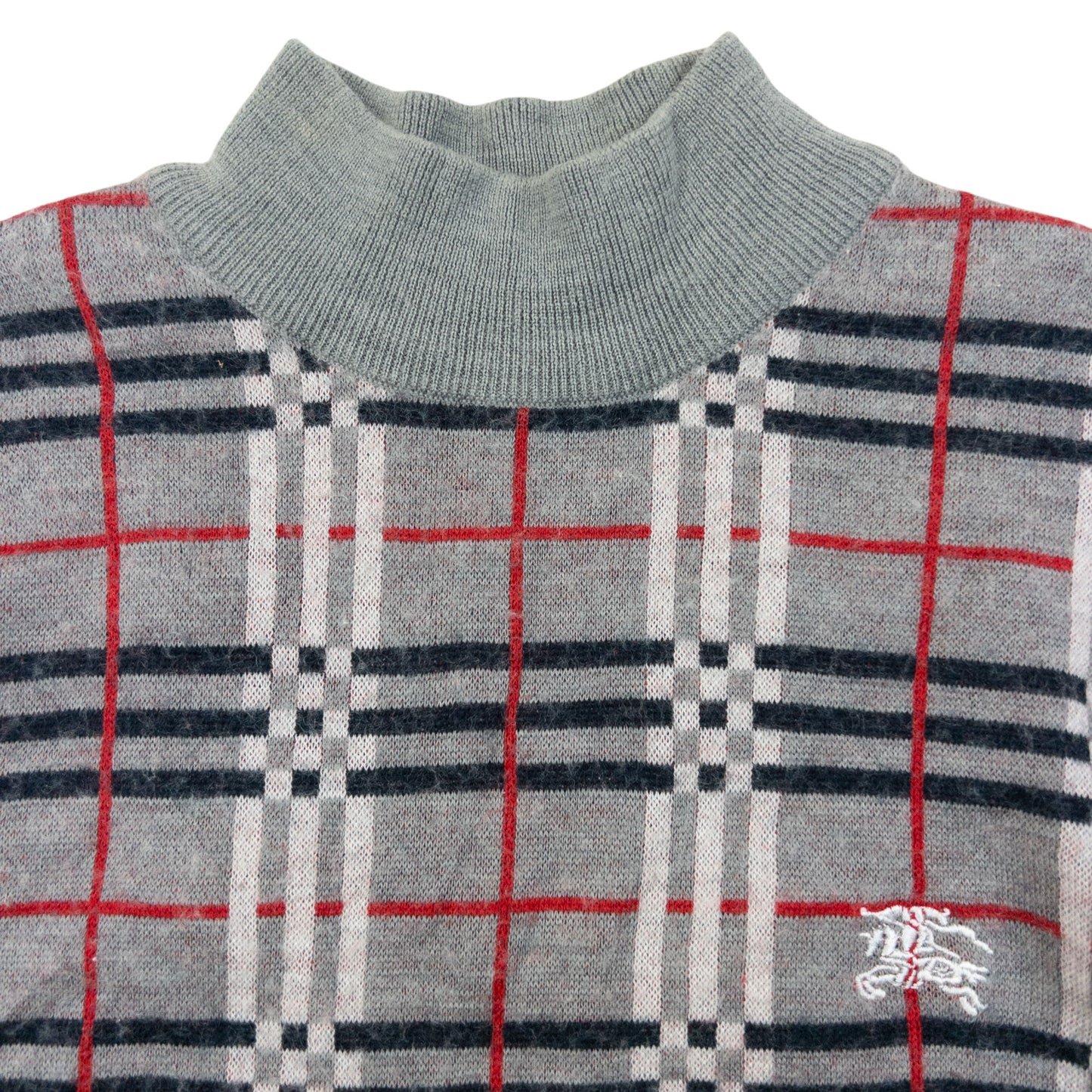 Vintage 90s Burberry Nova Check Jumper Womens Size M