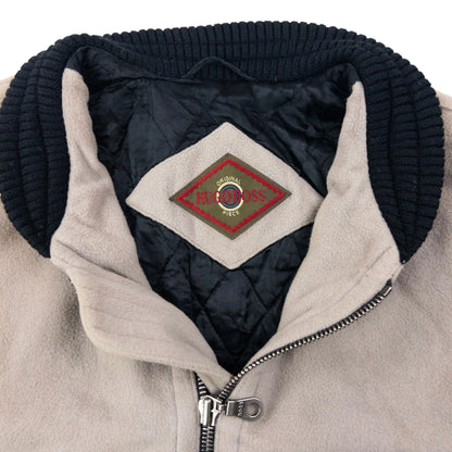 Vintage 90s Hugo Boss Cashmere Bomber Jacket Size XL