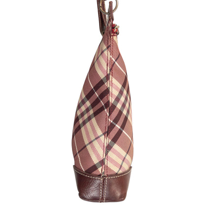 Vintage Burberry Blue Label Nova Check schoudertas uit de jaren 2000