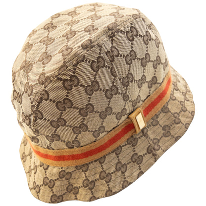 Vintage 2000s Gucci Monogram Bucket Hat Size M