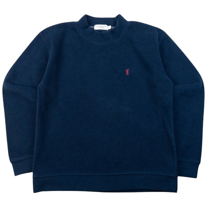 Vintage 2000s YSL Yves Saint Laurent Fleece Sweatshirt Size M