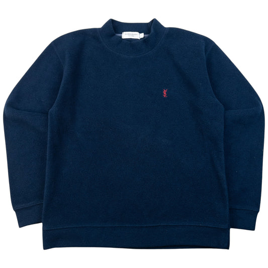 Vintage 2000s YSL Yves Saint Laurent Fleece Sweatshirt Size M