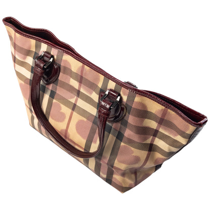 Vintage 2000s Burberry Nova Check Heart Shoulder Bag, photo 8