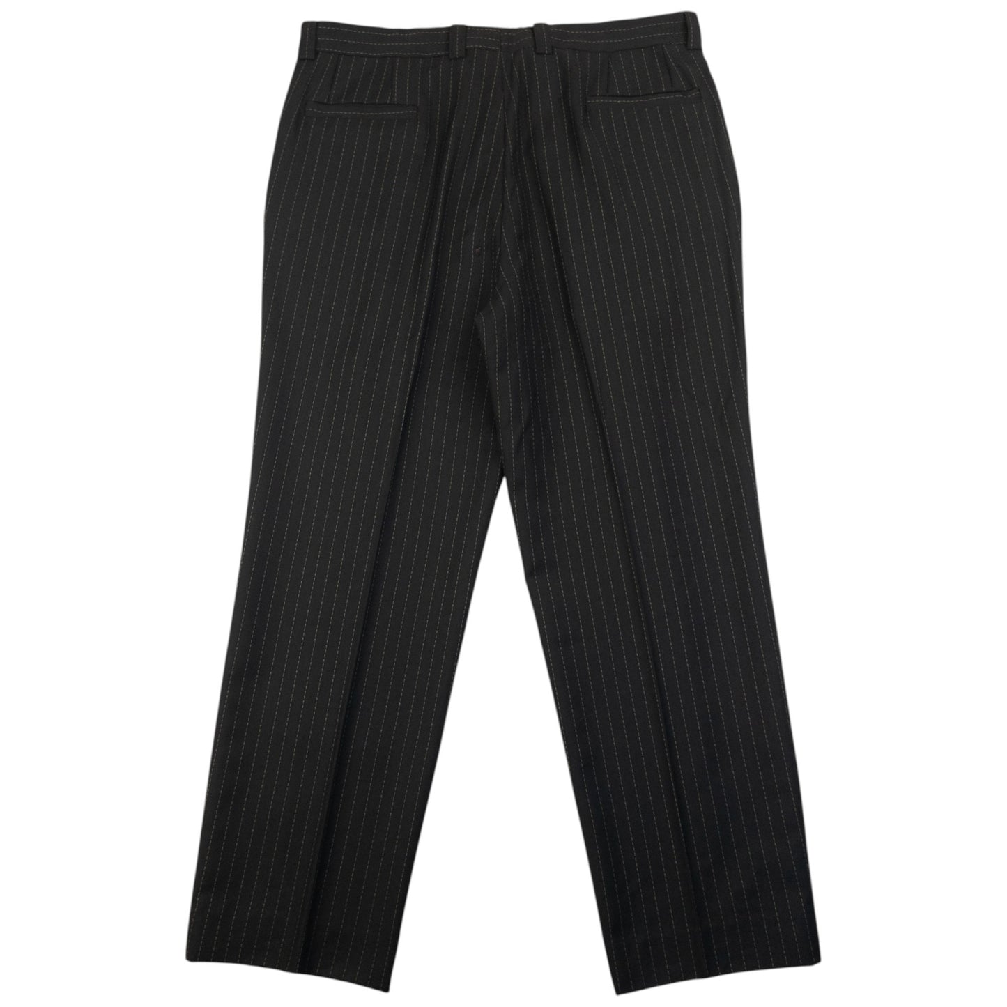 Vintage 2000s Versace Classic V2 Pinstripe Jacket & Trousers Suit Set Size XL