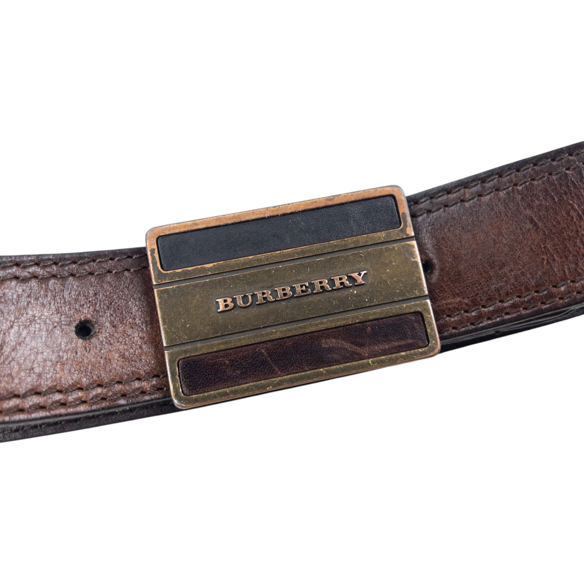 Vintage 2000s Burberry Nova Check Belt Size W34