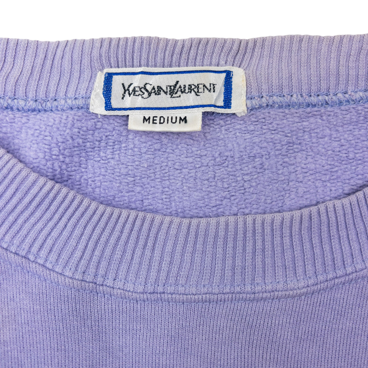 Vintage 80s YSL Yves Saint Laurent Embroidered Sweatshirt Size L
