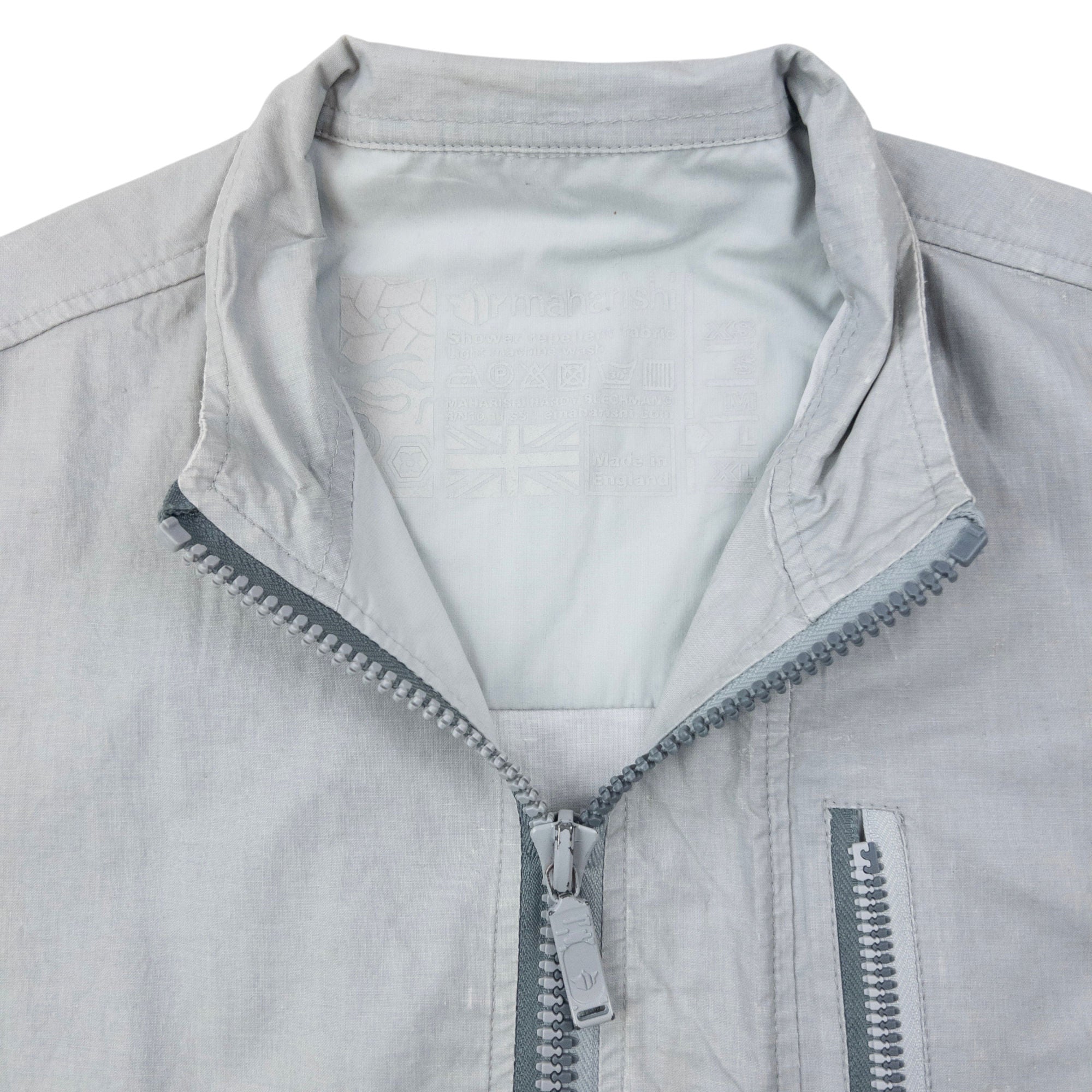 Vintage 1999 Maharishi Asymmetric Zip Up Gilet Size S