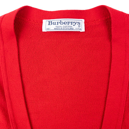 Vintage 90s Burberry Button Up Cardigan Size XL
