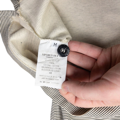 Vintage Stone Island Striped Polo Shirt Size M