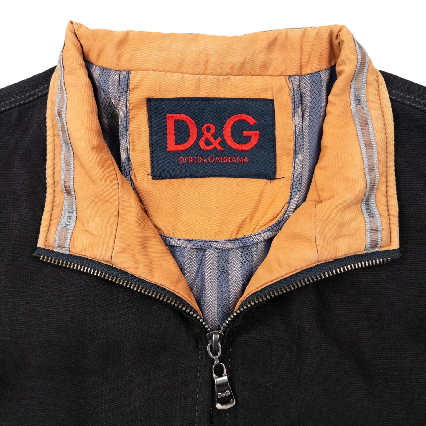 Vintage 90s Dolce & Gabbana Zip Up Jacket Size L