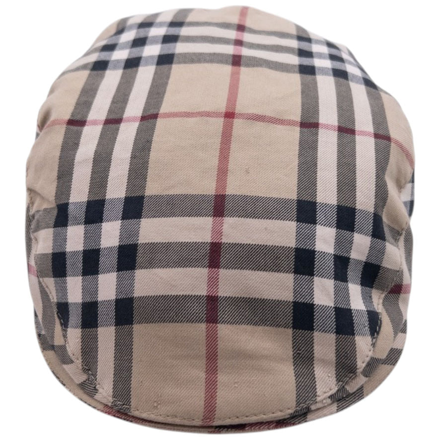 Vintage Burberry Nova Check Flat Cap