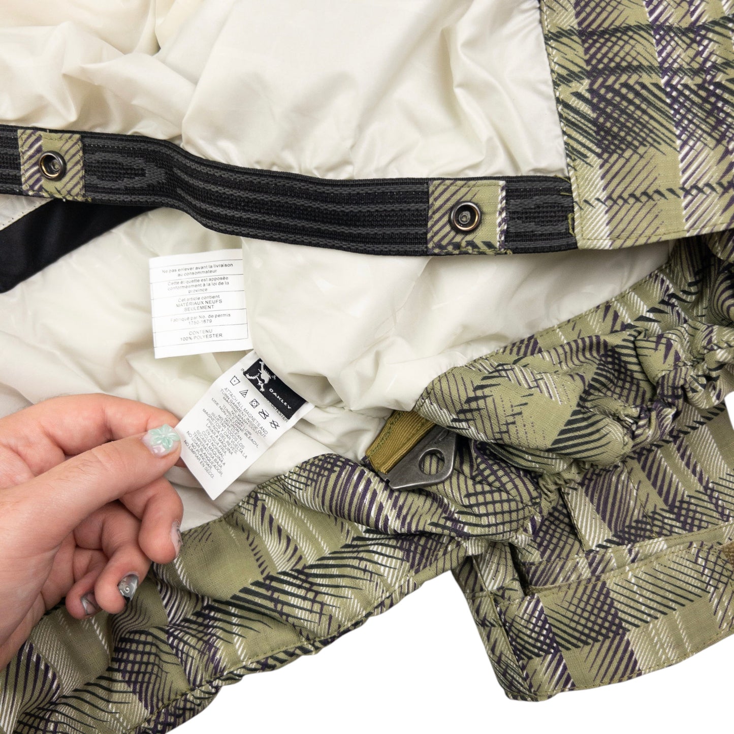 Vintage Oakley Zip Up Snowboarding Jacket Size M