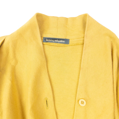 Vintage 80s Issey Miyake Button Draped Jumper Womens Size M