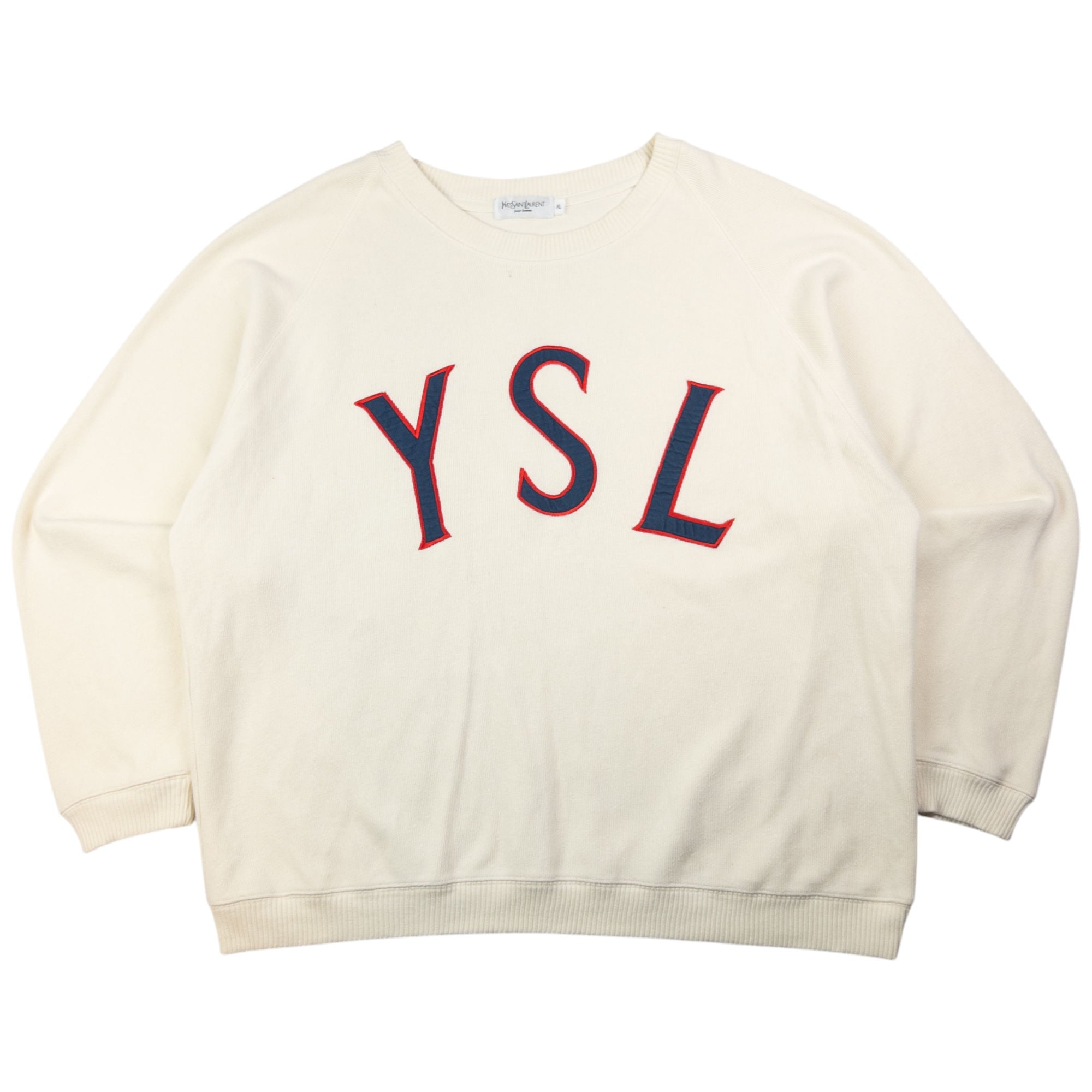 Vintage YSL Yves Saint Laurent Embroidered Jumper Size XL