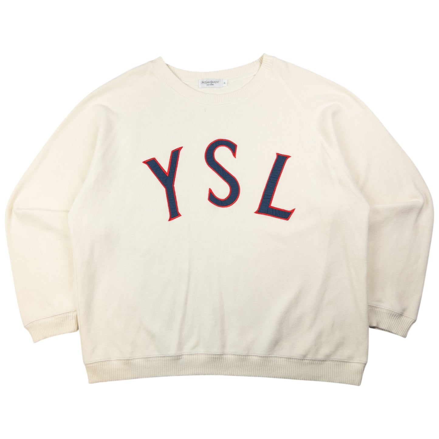 Vintage YSL Yves Saint Laurent Embroidered Jumper Size XL