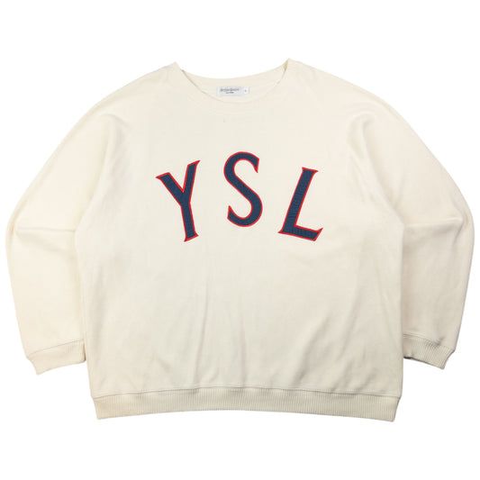 Vintage YSL Yves Saint Laurent Embroidered Jumper Size XL
