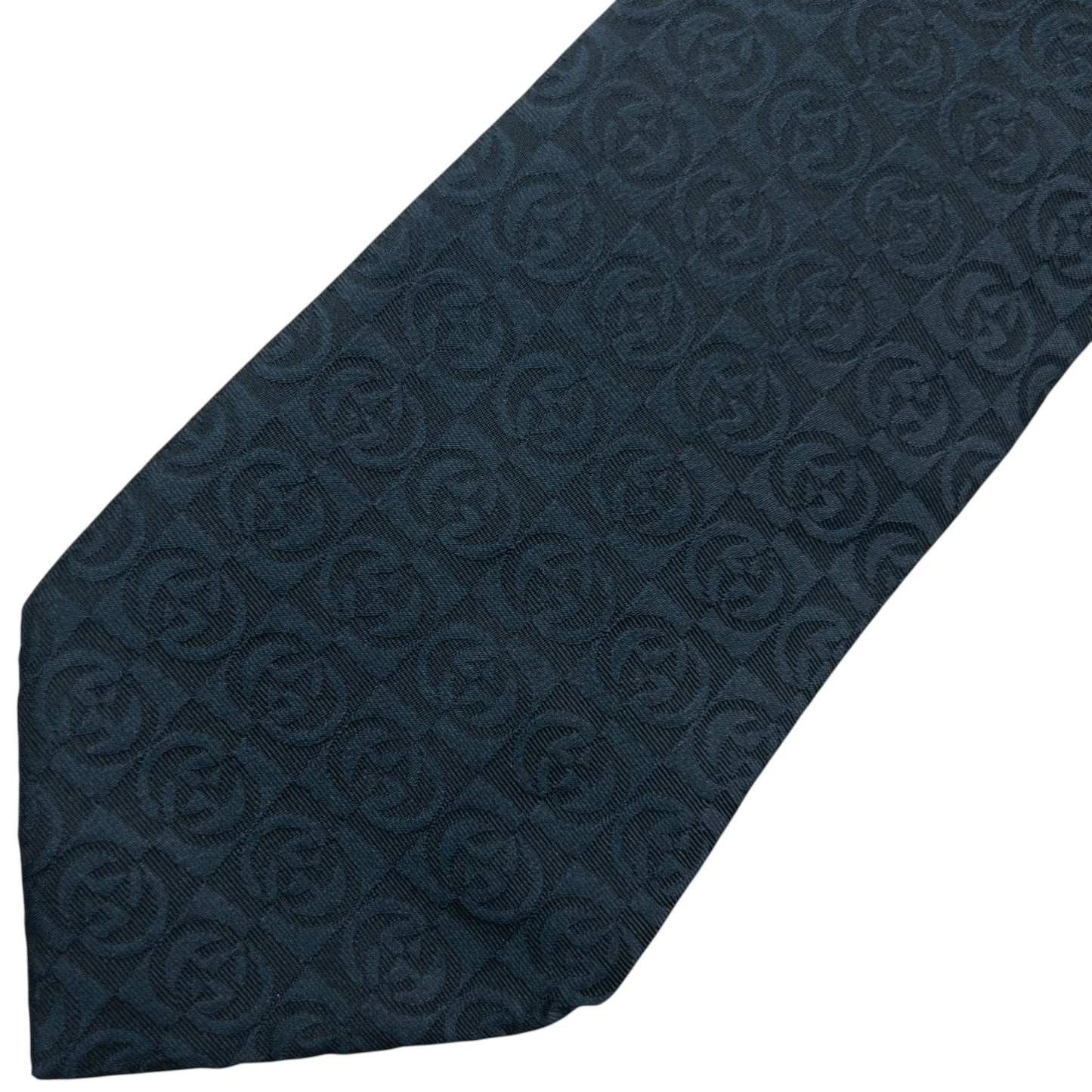 Vintage 2000s Gucci Monogram Silk Tie