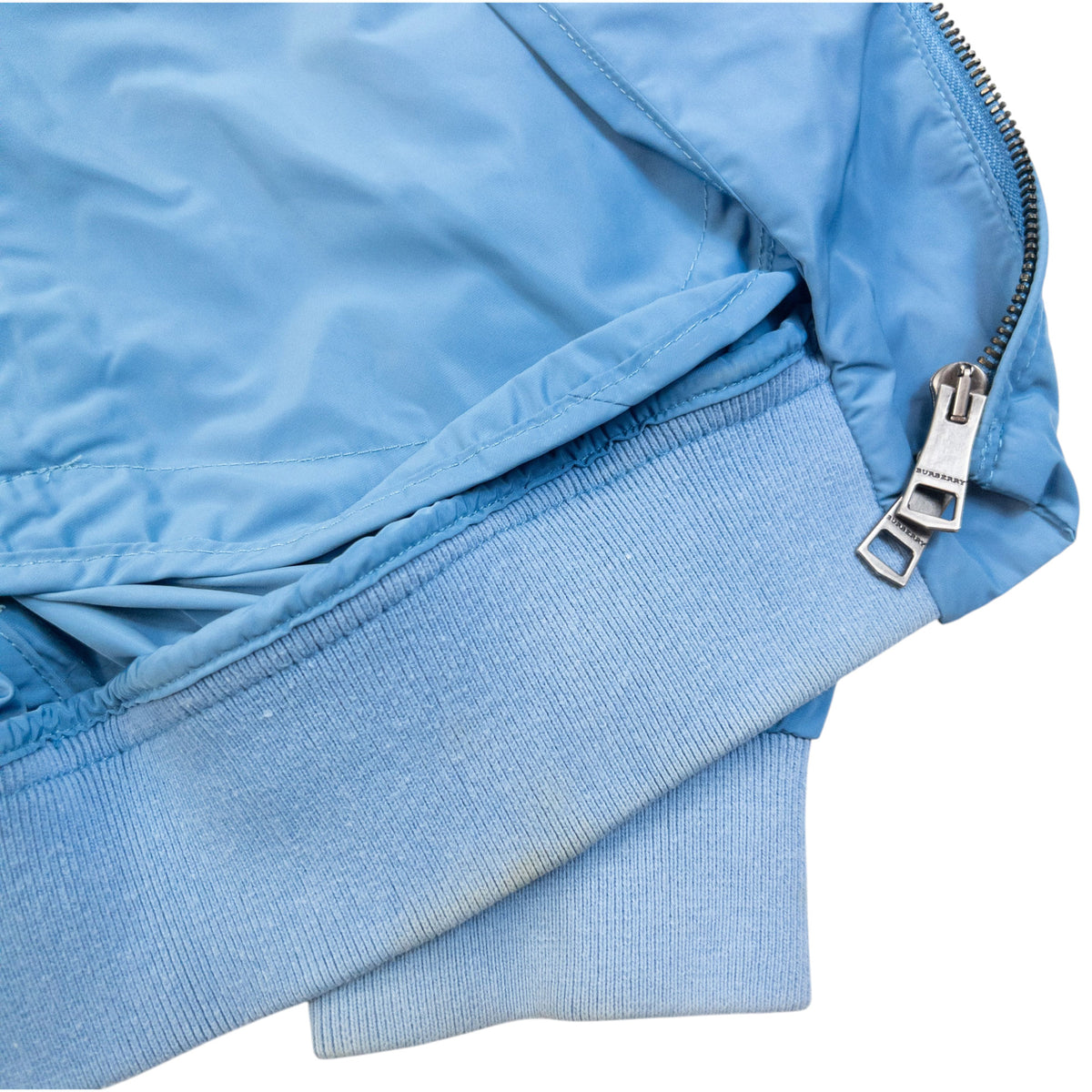 Vintage Burberry Brit Zip Up Jacket in blue (polyester), photo 7