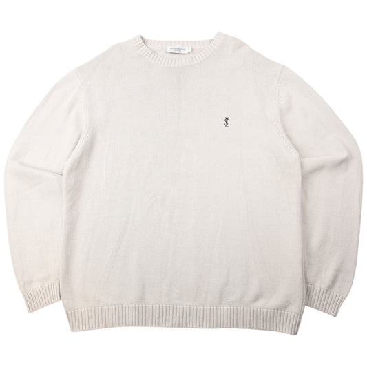 Vintage 2000s YSL Yves Saint Laurent Knit Jumper Size L