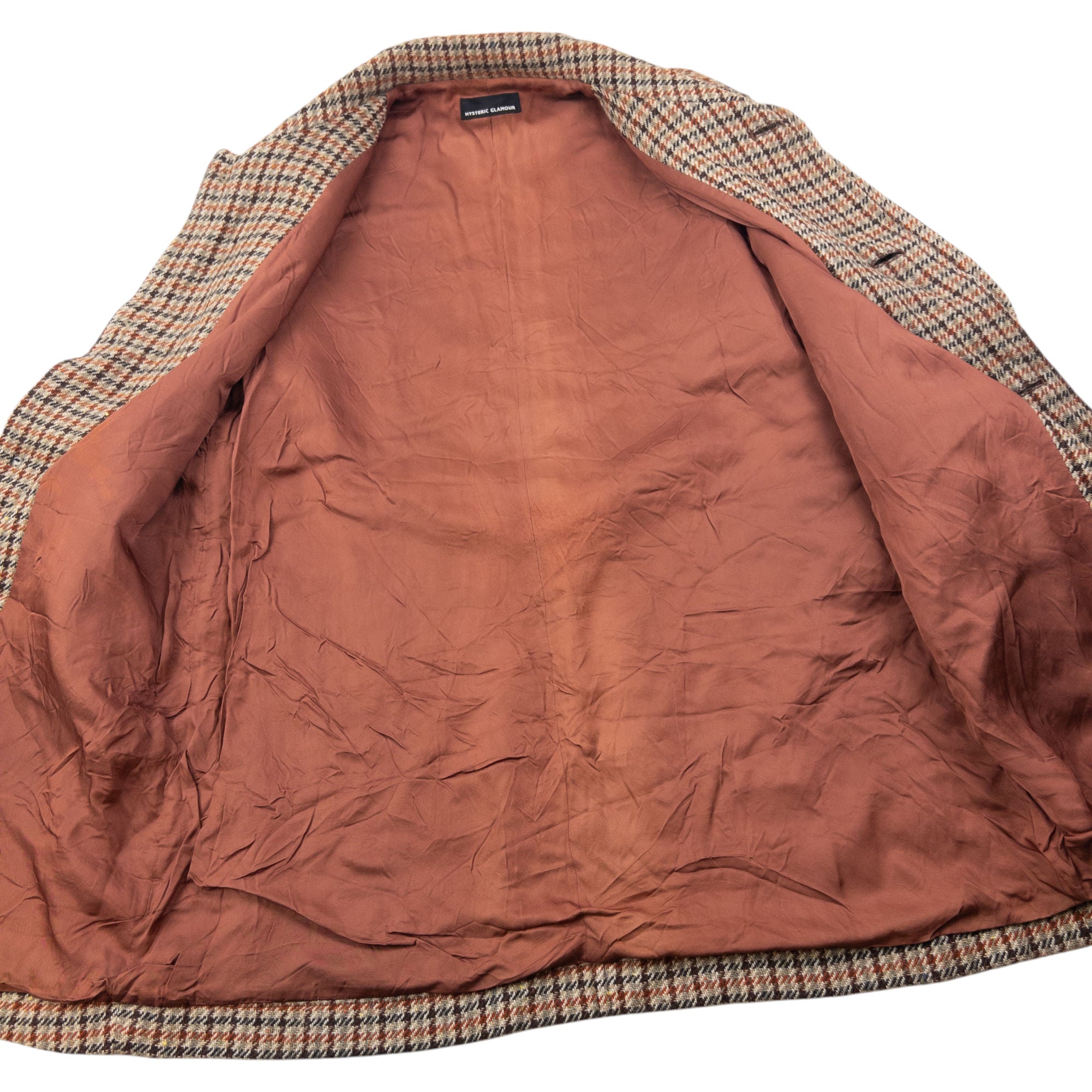 Vintage 2000s Hysteric Glamour Checkered Wool Jacket Size L