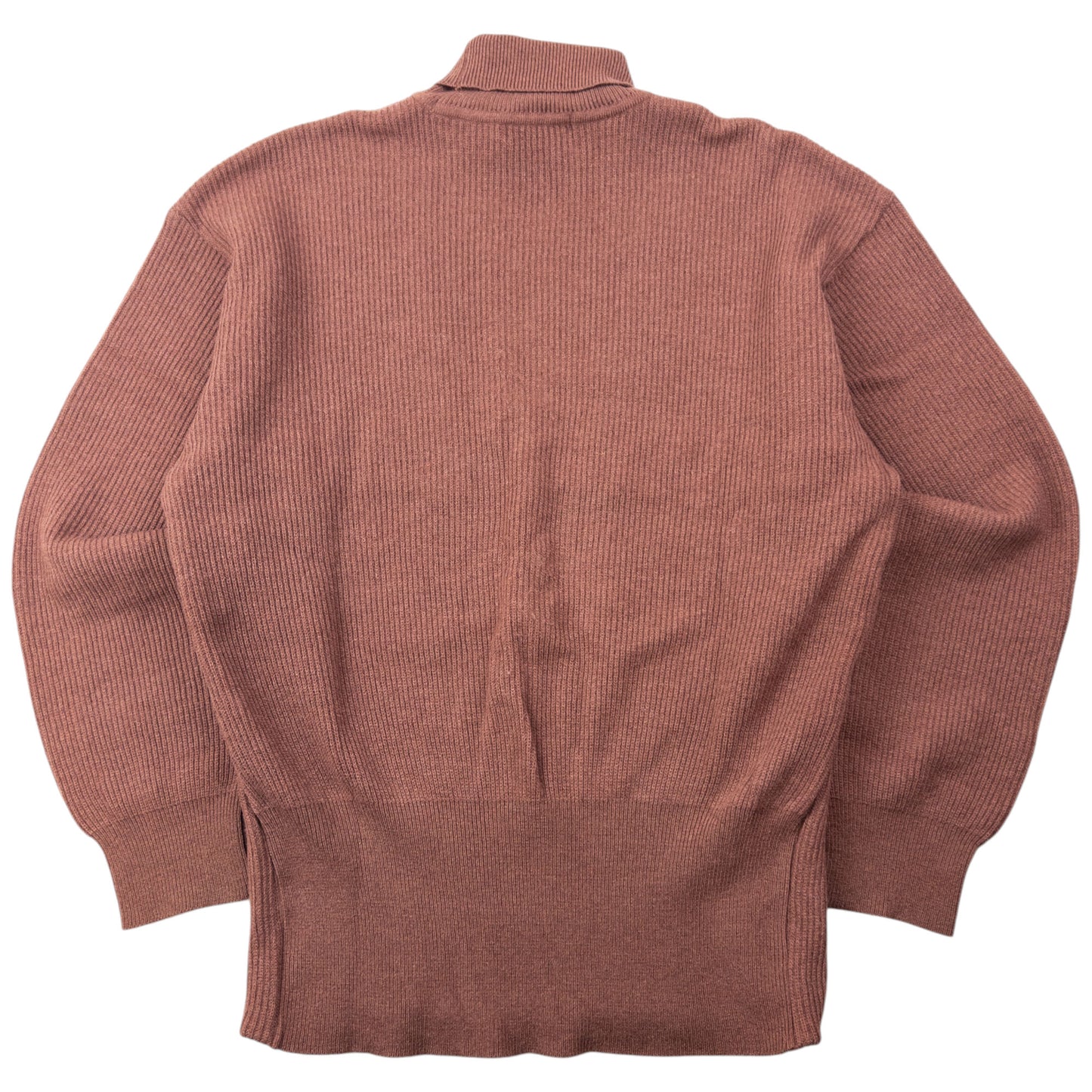 Vintage 2000s Issey Miyake Layered Turtleneck Wool Jumper Size M