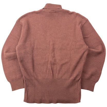 Vintage 2000s Issey Miyake Layered Turtleneck Wool Jumper Size M