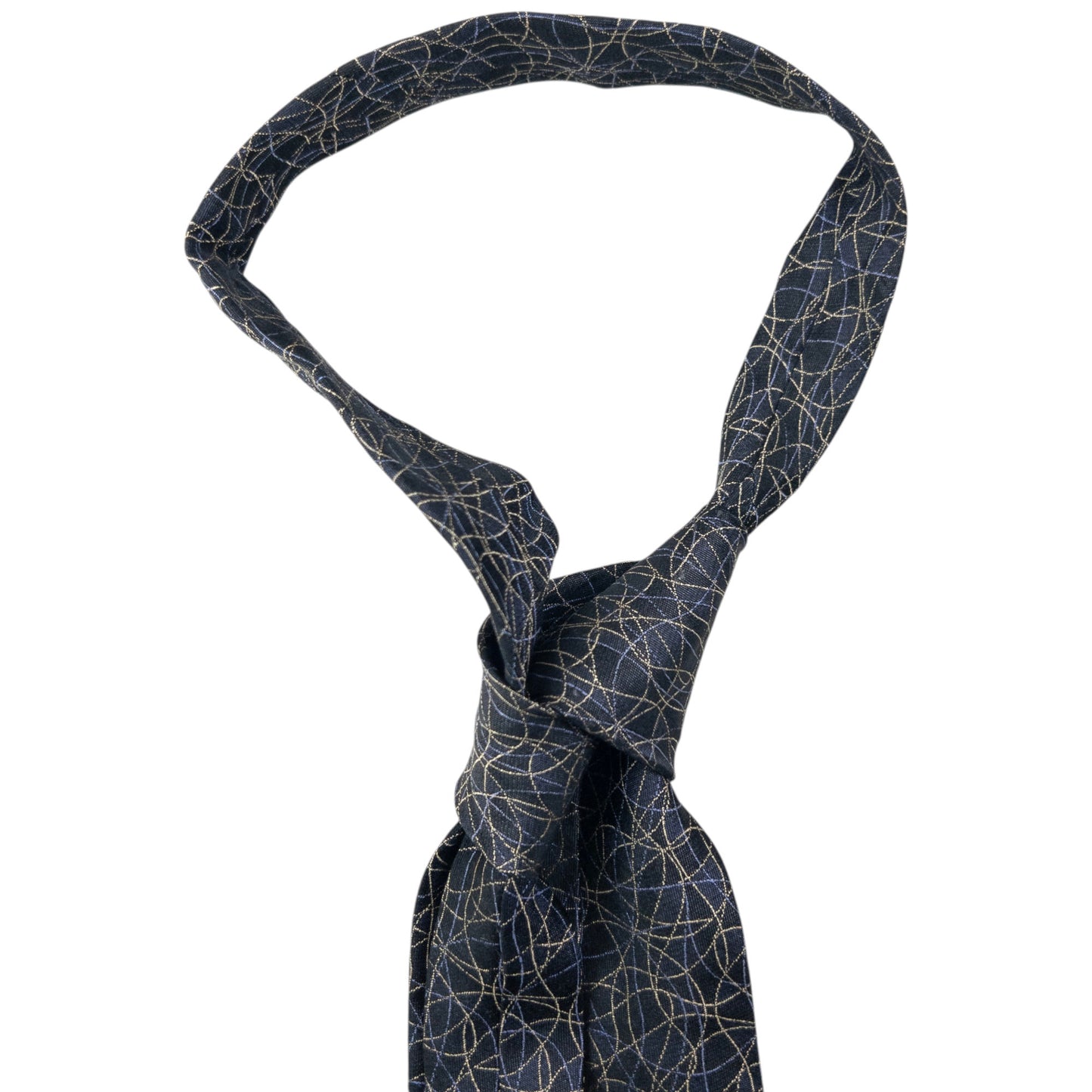 Vintage 90s Issey Miyake Pattern Silk Tie