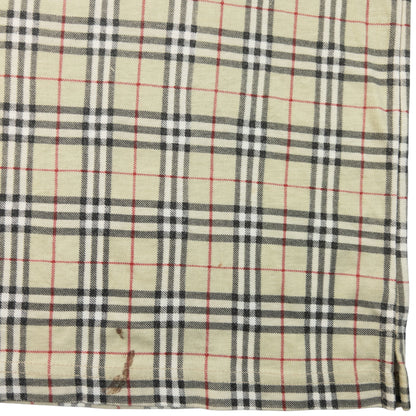Vintage 90s Burberry Nova Check Polo Shirt Size M