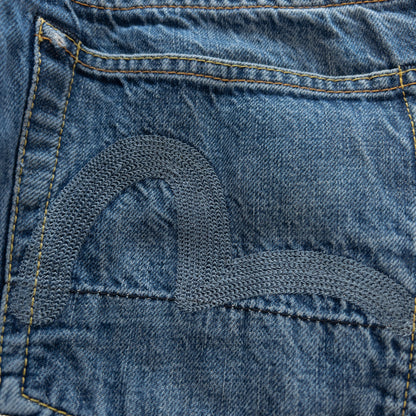 VIntage Evisu Double Gull Japanese Denim Jeans Size W32