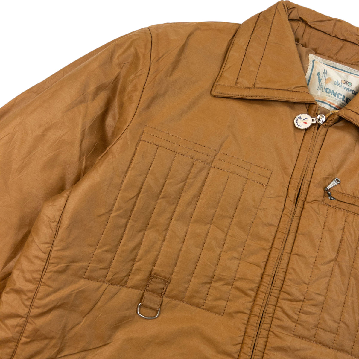 Vintage 90s Moncler Zip Up Padded Jacket Size S