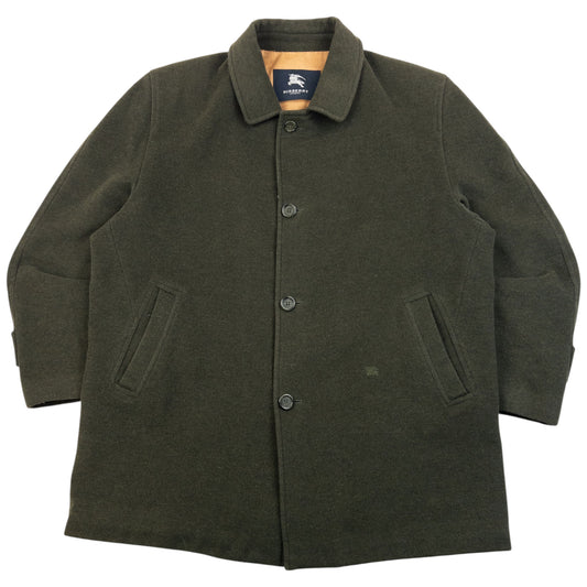 Vintage 2000s Burberry Nova Check Lined Wool Jacket Size XL