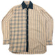 Vintage 2000s Burberry Nova Check Stripe Long Sleeve Button Up Shirt Size M