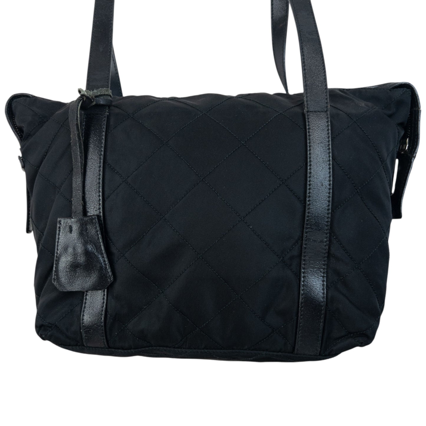 Vintage 2000s Prada Quilted Shoulder Bag
